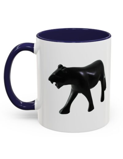 Stylish Accent Coffee Mug with Black Panther Design