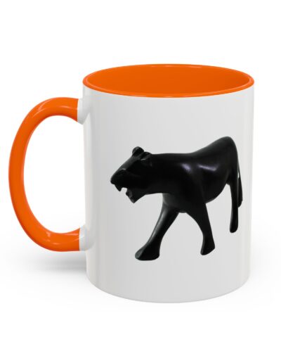 Stylish Accent Coffee Mug with Black Panther Design