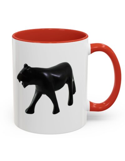 Stylish Accent Coffee Mug with Black Panther Design