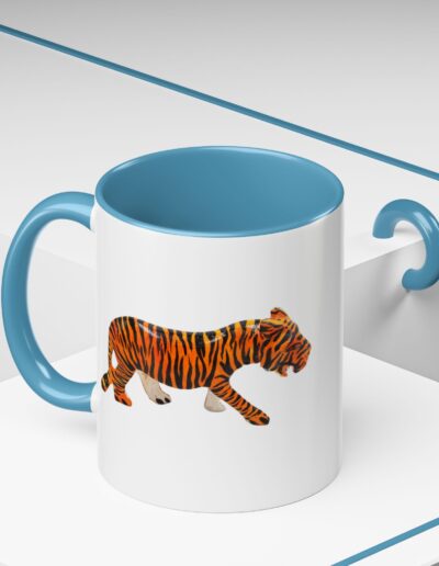 Tiger Print Accent Coffee Mug