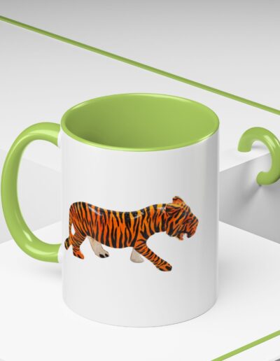 Tiger Print Accent Coffee Mug
