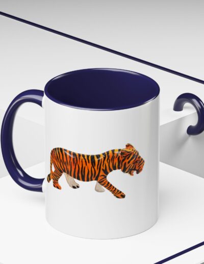 Tiger Print Accent Coffee Mug