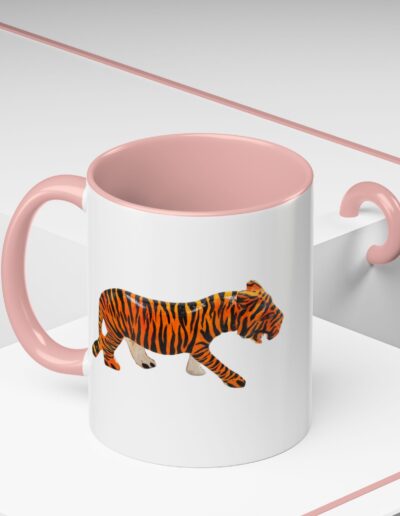 Tiger Print Accent Coffee Mug