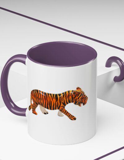 Tiger Print Accent Coffee Mug