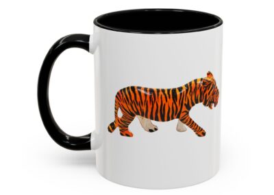 Tiger Print Accent Coffee Mug