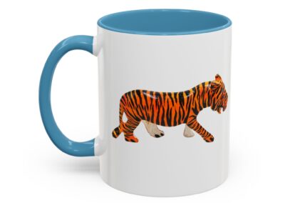 Tiger Print Accent Coffee Mug