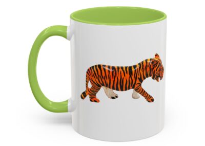 Tiger Print Accent Coffee Mug