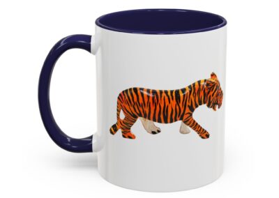 Tiger Print Accent Coffee Mug
