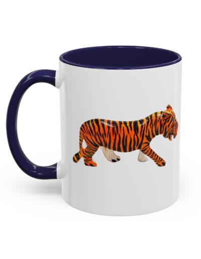 Tiger Print Accent Coffee Mug