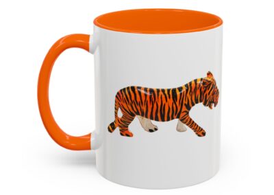 Tiger Print Accent Coffee Mug
