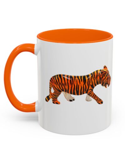 Tiger Print Accent Coffee Mug