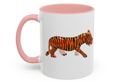 Tiger Print Accent Coffee Mug