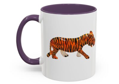 Tiger Print Accent Coffee Mug