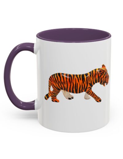 Tiger Print Accent Coffee Mug