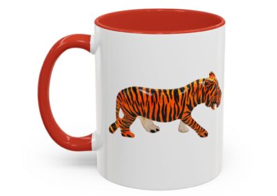 Tiger Print Accent Coffee Mug