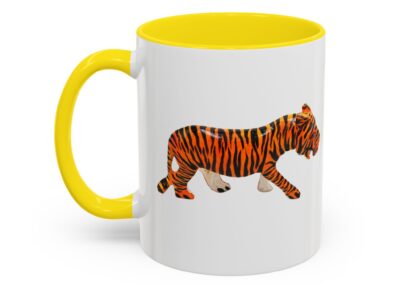 Tiger Print Accent Coffee Mug