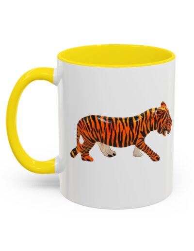 Tiger Print Accent Coffee Mug