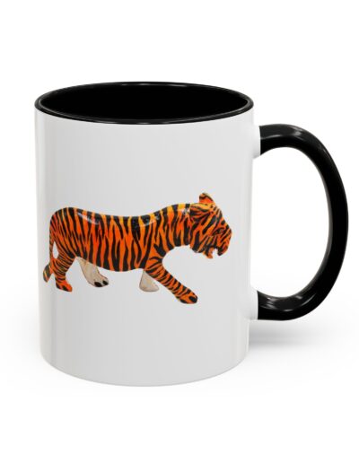 Tiger Print Accent Coffee Mug