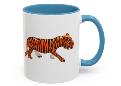 Tiger Print Accent Coffee Mug