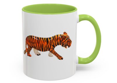 Tiger Print Accent Coffee Mug