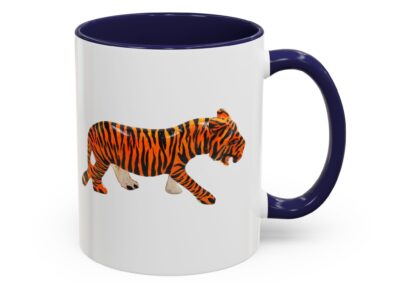 Tiger Print Accent Coffee Mug