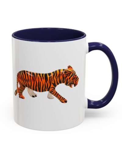 Tiger Print Accent Coffee Mug