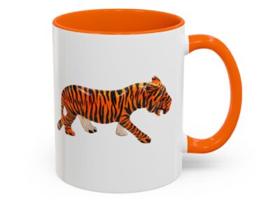 Tiger Print Accent Coffee Mug