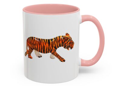 Tiger Print Accent Coffee Mug