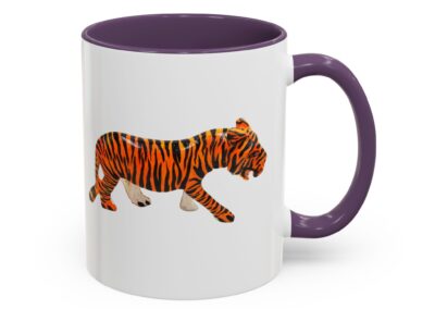 Tiger Print Accent Coffee Mug