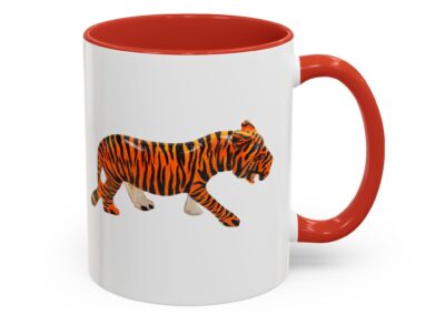 Tiger Print Accent Coffee Mug