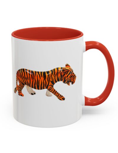 Tiger Print Accent Coffee Mug