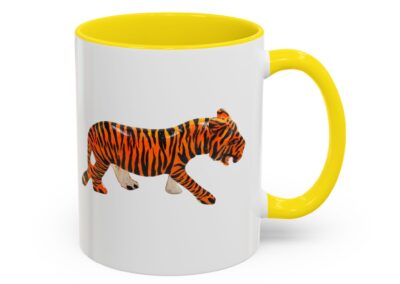 Tiger Print Accent Coffee Mug