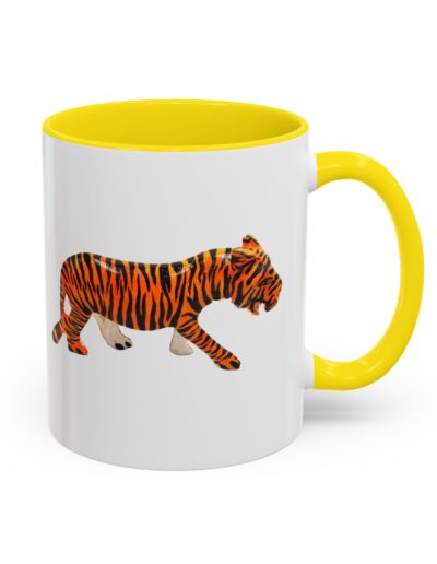 Tiger Print Accent Coffee Mug