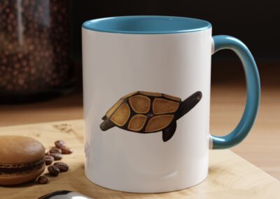 Turtle Accent Coffee Mug