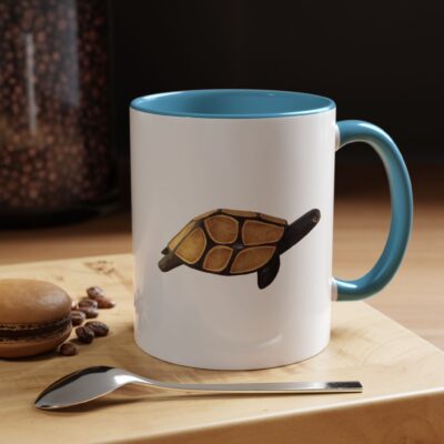 Turtle Accent Coffee Mug