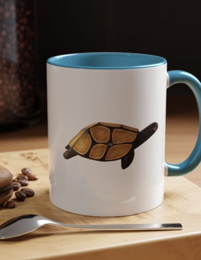 Turtle Accent Coffee Mug