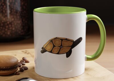 Turtle Accent Coffee Mug