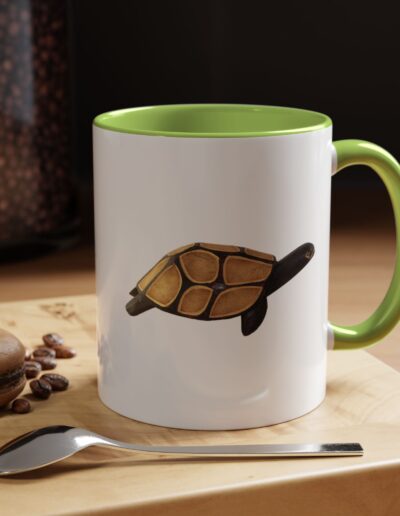 Turtle Accent Coffee Mug