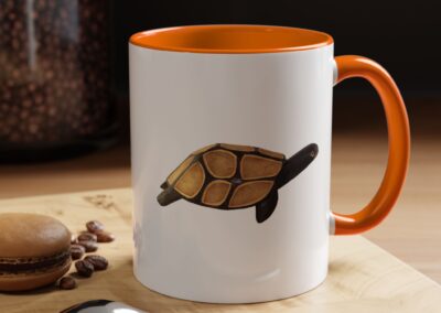 Turtle Accent Coffee Mug