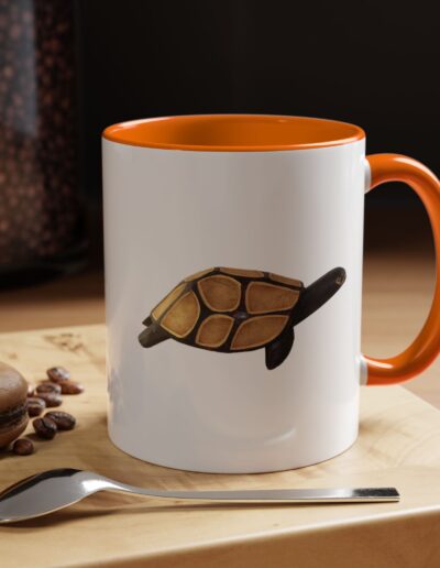Turtle Accent Coffee Mug