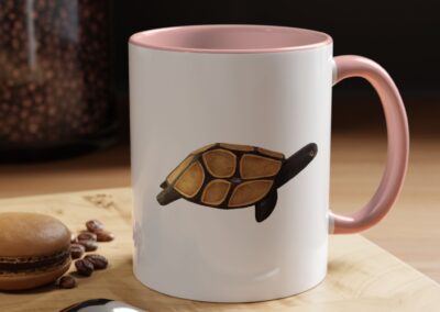 Turtle Accent Coffee Mug
