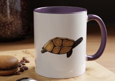 Turtle Accent Coffee Mug