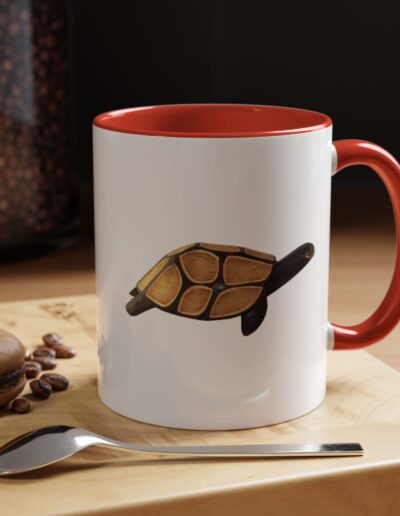 Turtle Accent Coffee Mug