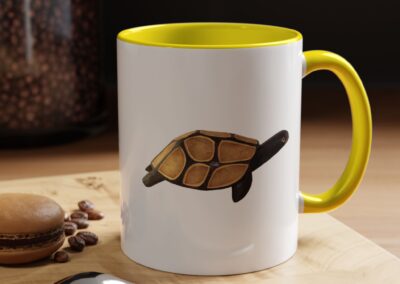 Turtle Accent Coffee Mug