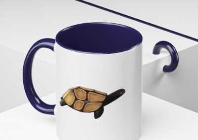 Turtle Accent Coffee Mug
