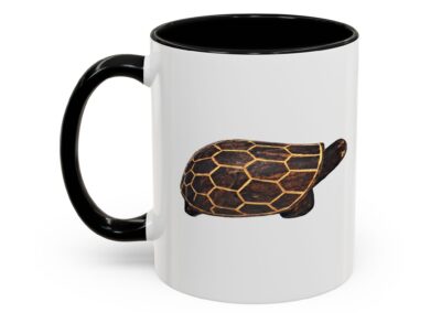 Turtle Print Accent Coffee Mug