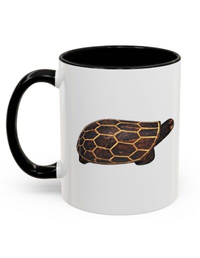Turtle Print Accent Coffee Mug