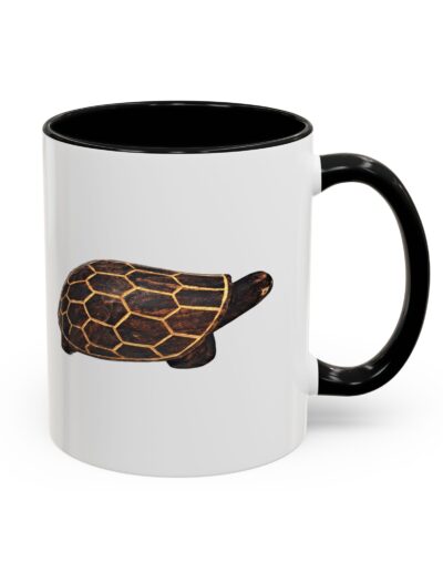 Turtle Print Accent Coffee Mug