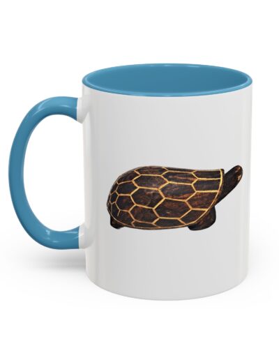 Turtle Print Accent Coffee Mug