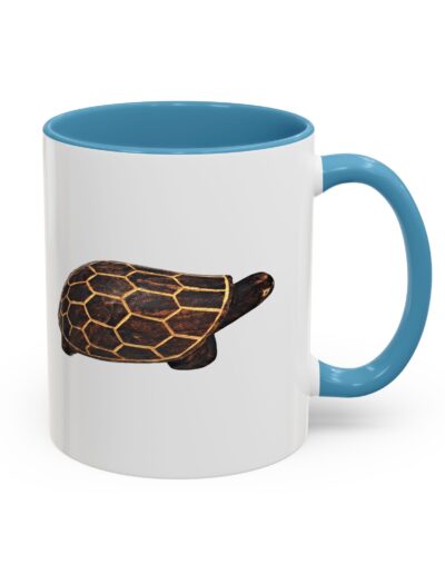 Turtle Print Accent Coffee Mug